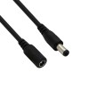 Gizzu 12V Male to Female DC 2.5mm Power Extender Cable 1.2M Gizzu 12V Male to Female DC 2.5mm Power Extender Cable 1.2M