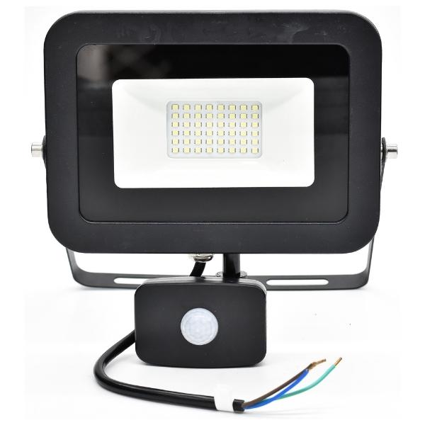 Waco – LED Floodlight with Sensor 50W Slimline – 6500K