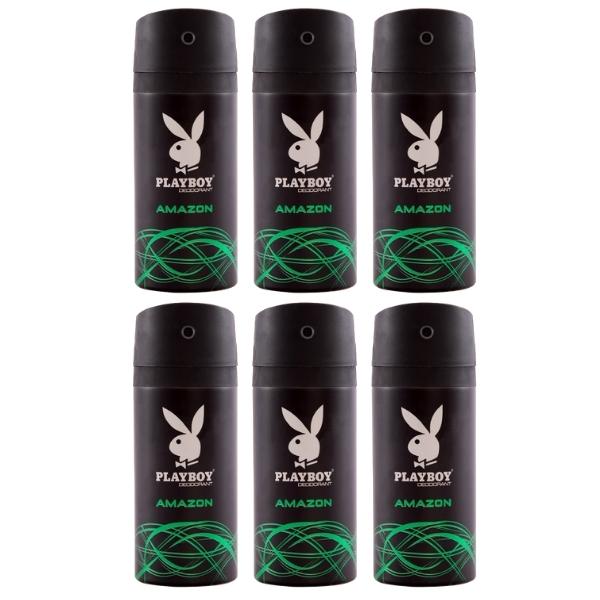 PlayBoy – Men Deodorant 150ml – Amazon – Pack of 6