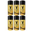 PlayBoy – Men Deodorant 150ml – Black Gold – Pack of 6 PlayBoy – Men Deodorant 150ml – Black Gold – Pack of 6