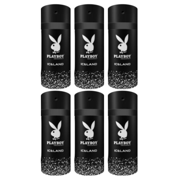 PlayBoy – Men Deodorant 150ml – Iceland – Pack of 6