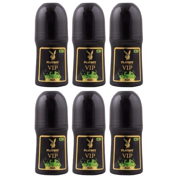 PlayBoy – Roll-On Men 50ml – VIP Ibiza Pack of 6