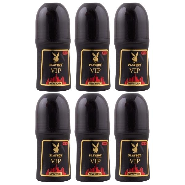PlayBoy – Roll-On Men 50ml – VIP New York Pack of 6