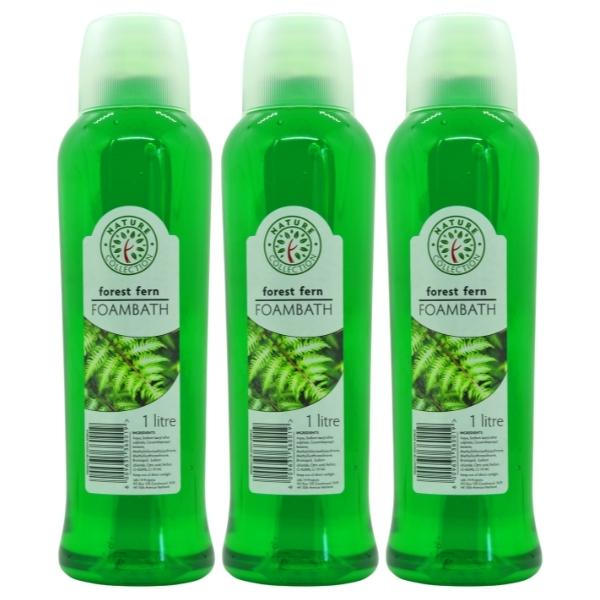 Nature Collection – Forest Fern Foam Bath (1L) Pack of 3