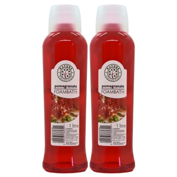 Nature Collection – Pomegranate Foam Bath (1L) Pack of 2