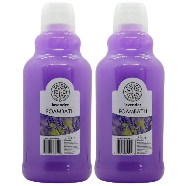 Nature Collection – Lavender Foam Bath (2L) Pack of 2