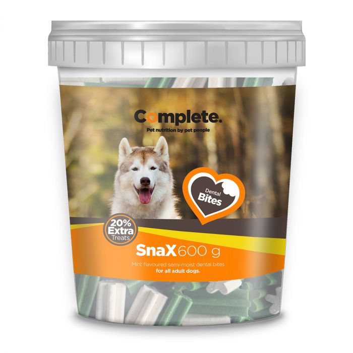 Complete Dog Snax Mint Dental Bites Semi-moist – 600g