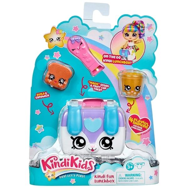 Kindi Kids – Fun Puppy Petkin Lunch Box with 3 Exclusive Shopkins