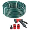 Hose Pipe (30m) with Adjustable Pattern Spray Gun and Hose Pipe Fittings Hose Pipe (30m) with Adjustable Pattern Spray Gun and Hose Pipe Fittings