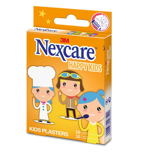 3M Nexcare Happy Kids Breathable Plasters – Professions – Pack of 20