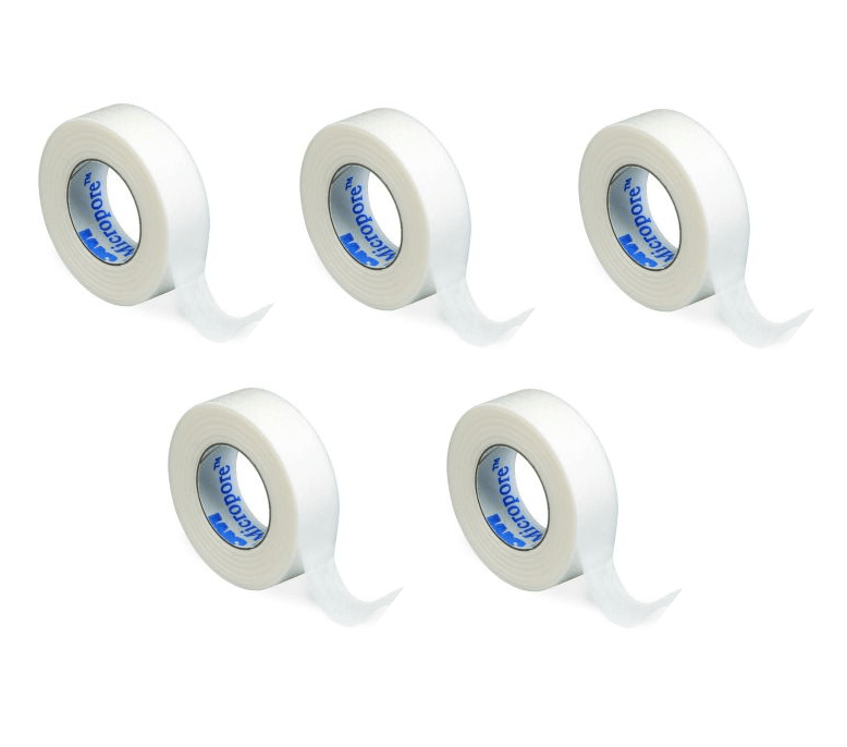 3M Micropore Surgical Tape 12mm x 3m – Pack of 5