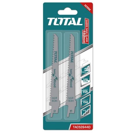 Total Tools Reciprocating Saw Blade (Wood) 150mmX19mmX1.25mm