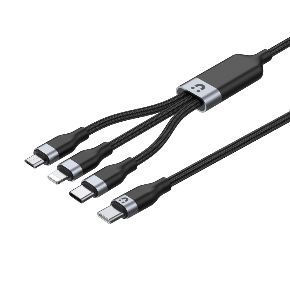 3-in-1 USB-C to Lightning / Type-C / Micro USB Multi Charging Cable