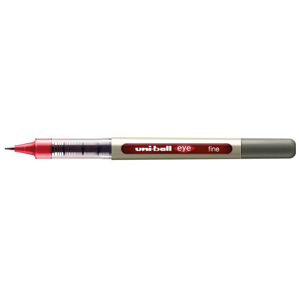 Uni-Ball Eye UB-157 Fine 0.7mm Rollerball Pen – Red