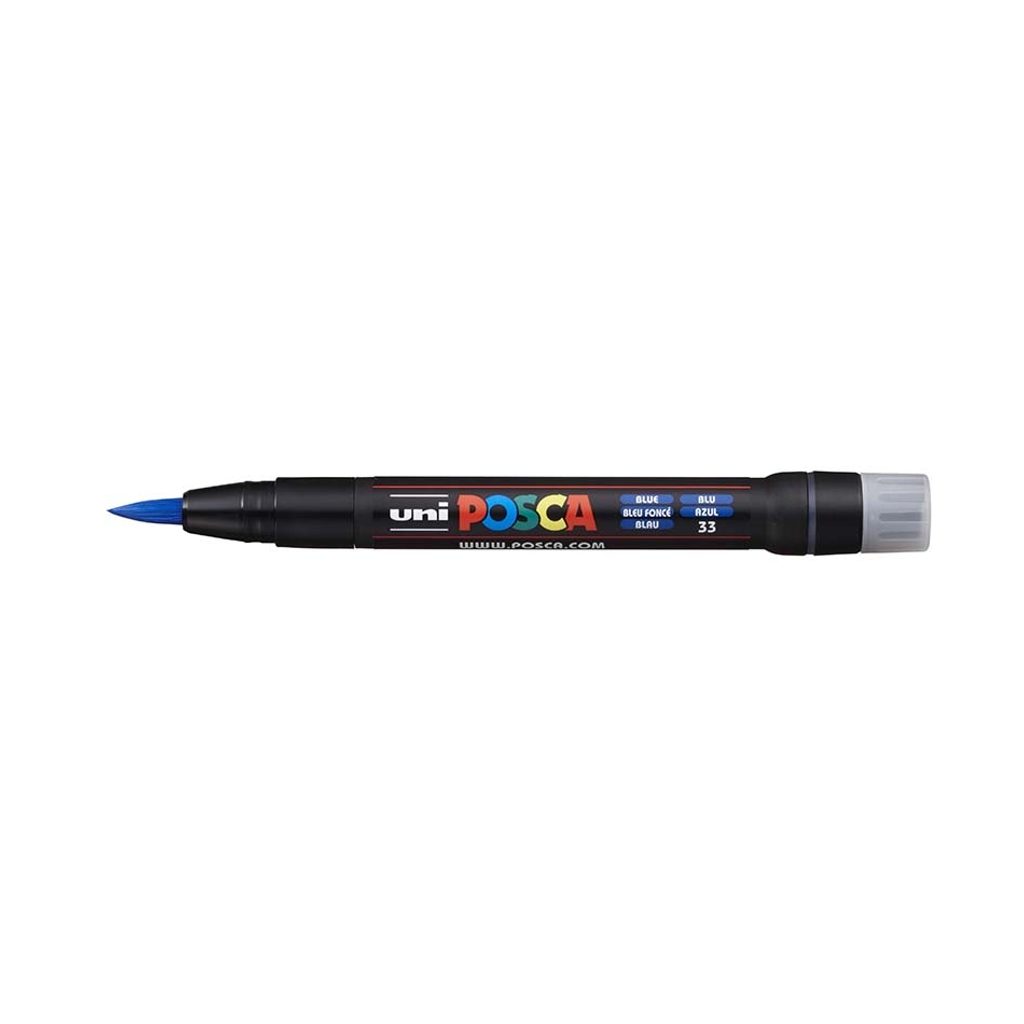 uni POSCA PCF-350 1-10mm Brush Tip Marker – Blue
