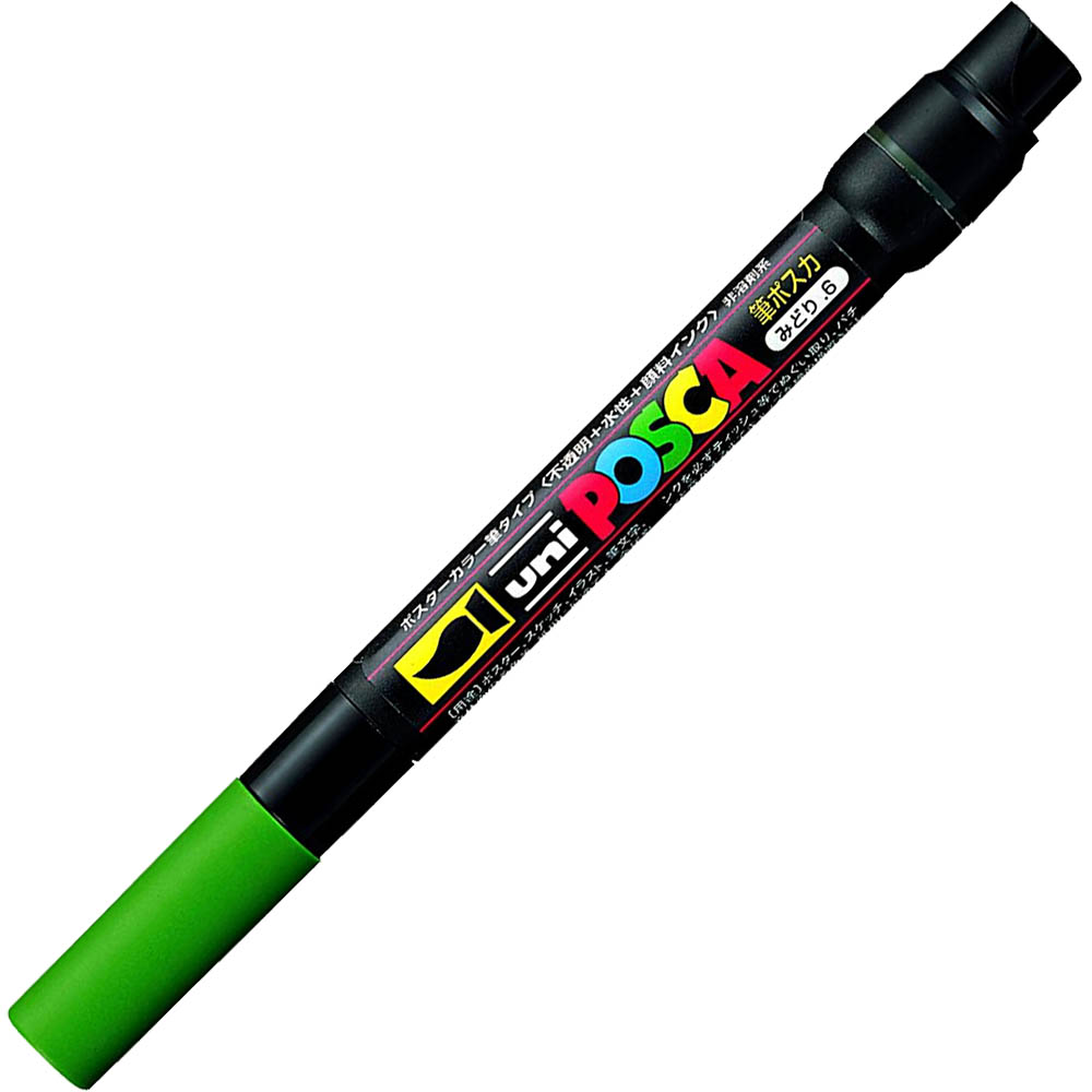 uni POSCA PCF-350 1-10mm Brush Tip Marker – Green