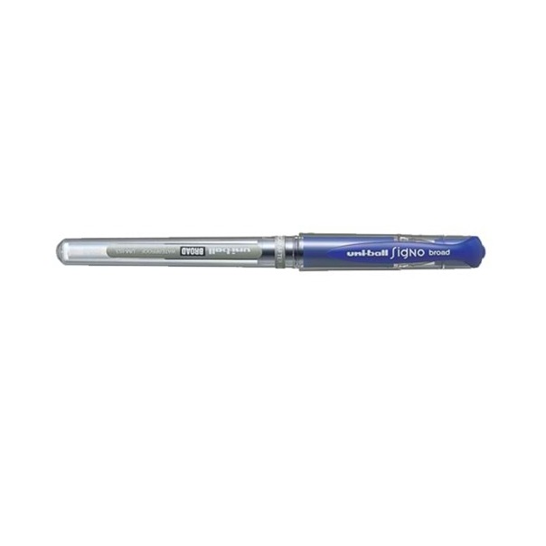 Uni-ball UM-153 Signo Gel Pen Ballpoint Rollerball Pen Broad – 1mm – Blue