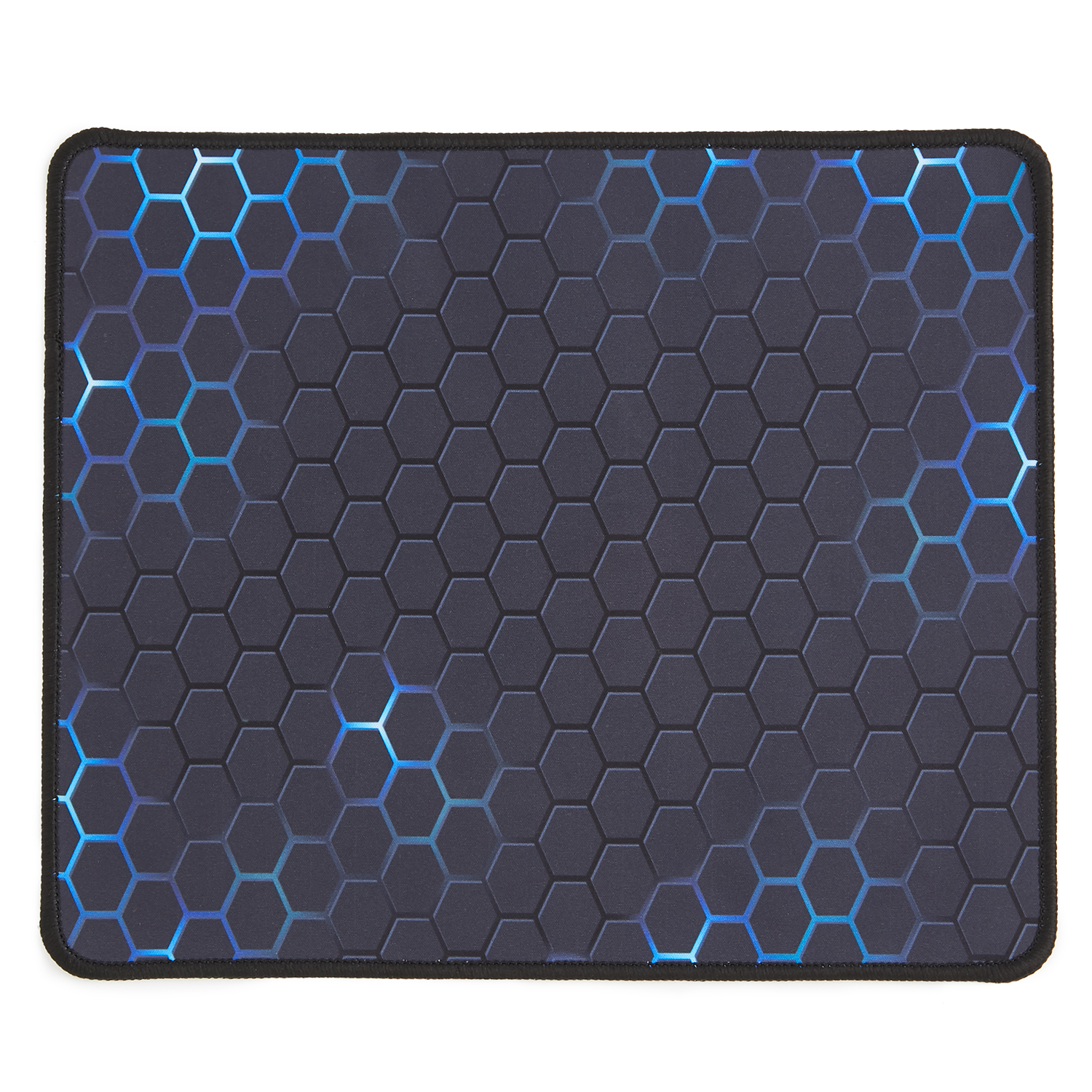 PowerUp Non-slip Honeycomb Small Mouse Pad – Black & Blue