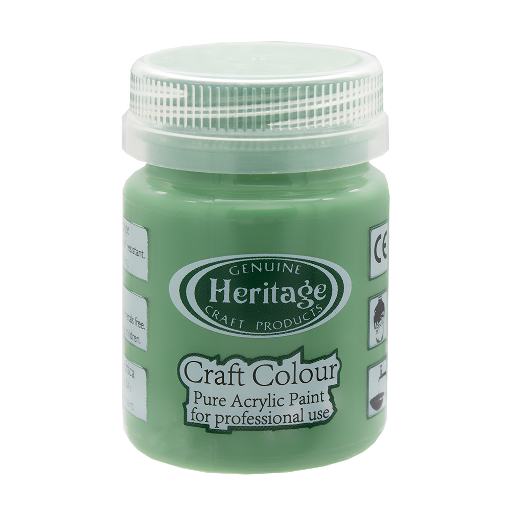 Heritage Pure Acrylic Paint – Craft Colour Range – 50ml – Forest Green