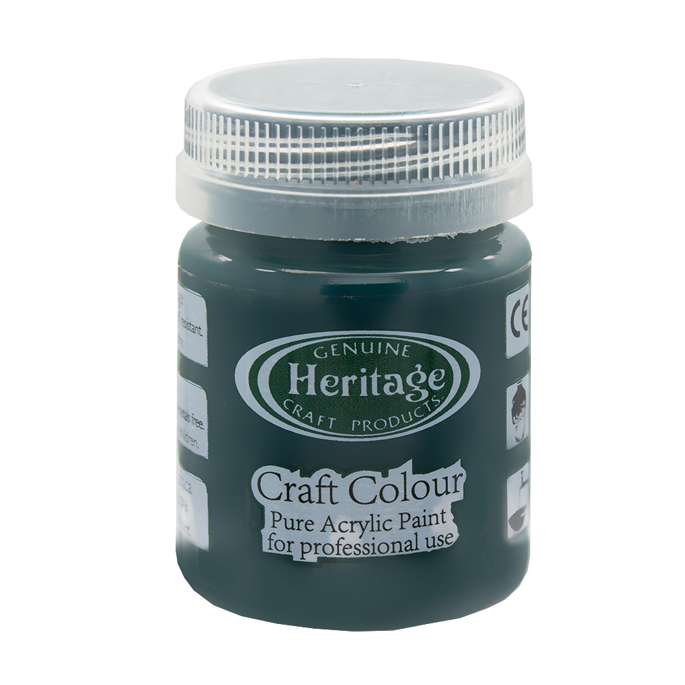 Heritage Pure Acrylic Paint – Craft Colour Range – 50ml – Tartan Green