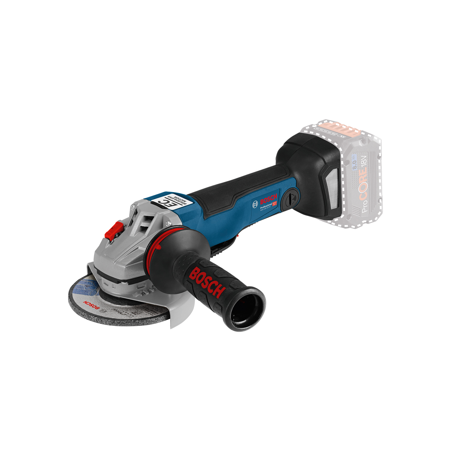 Bosch – Cordless 18V Angle Grinder – GWS 18V-10 PC – Solo