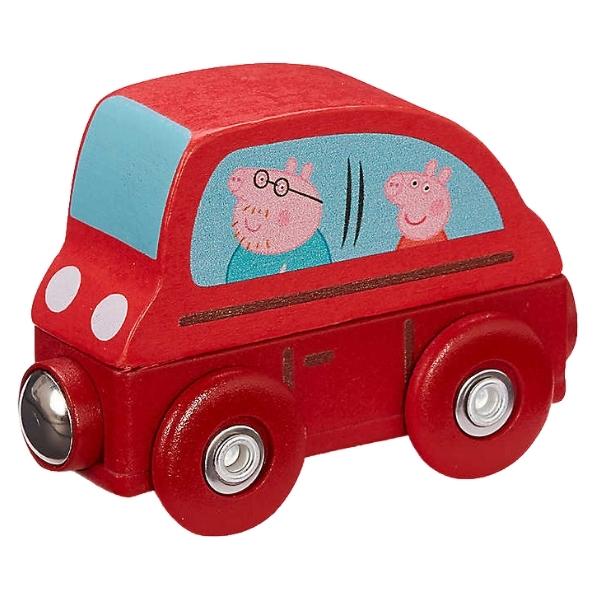 Peppa Pig – Wooden Mini Vehicle – Classic Red Car