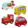 Peppa Pig – Wooden Mini Vehicles Assorted – Pack of 4 Peppa Pig – Wooden Mini Vehicles Assorted – Pack of 4