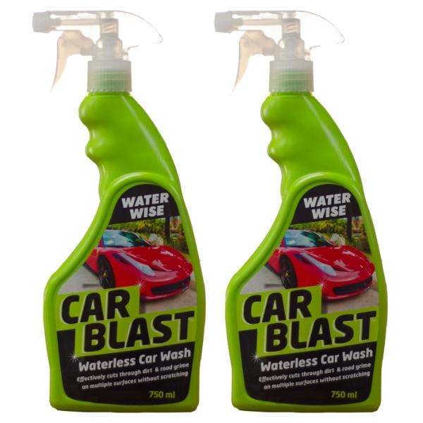 Car Blast Waterless Car Wash Solution – 750ml (Pack of 2)