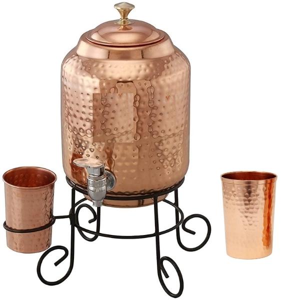 Source Direct – Copper Water Tank Set (5L) Including 2 x Copper Cups