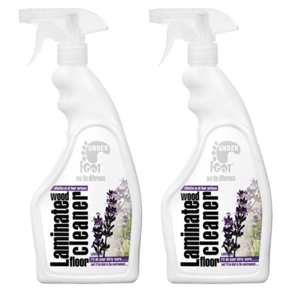 Under Foot – Laminated Wood Floor Cleaner – 750ml – Lavender – Pack of 2