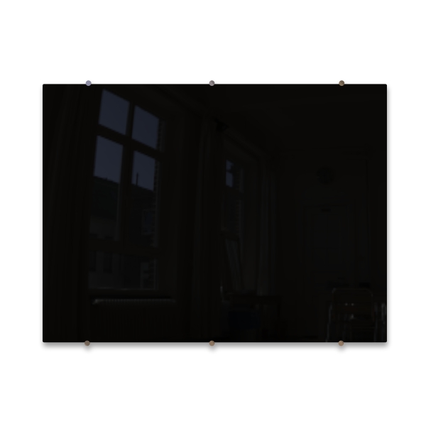 Parrot Glass Magnetic Whiteboard 1200mmx900mm – Black