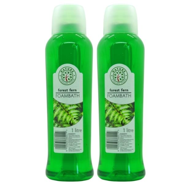 Nature Collection – Foambath Body Wash 1L – Forest Fern – Pack of 2