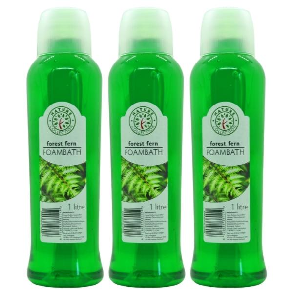 Nature Collection – Foambath Body Wash 1L – Forest Fern – Pack of 3