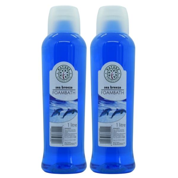 Nature Collection – Foambath Body Wash 1L – Sea Breeze – Pack of 2