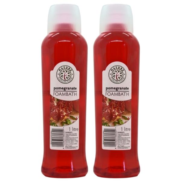 Nature Collection – Foambath Body Wash 1L – Pomegranate – Pack of 2