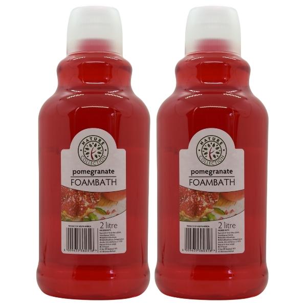 Nature Collection – Foambath Body Wash Gel 2L – Pomegranate – Pack of 2