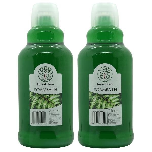 Nature Collection – Foambath Body Wash Gel 2L – Forest Fern – Pack of 2