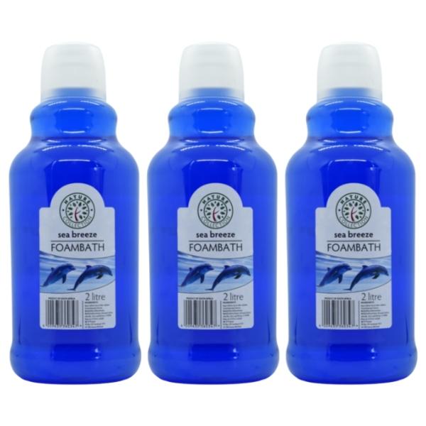Nature Collection – Foambath Body Wash Gel 2L – Sea Breeze – Pack of 3
