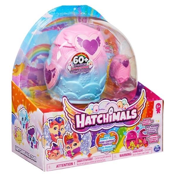 Hatchimals – Hatchy Homes Family Pack – Heart Wings – Pink and Turquoise