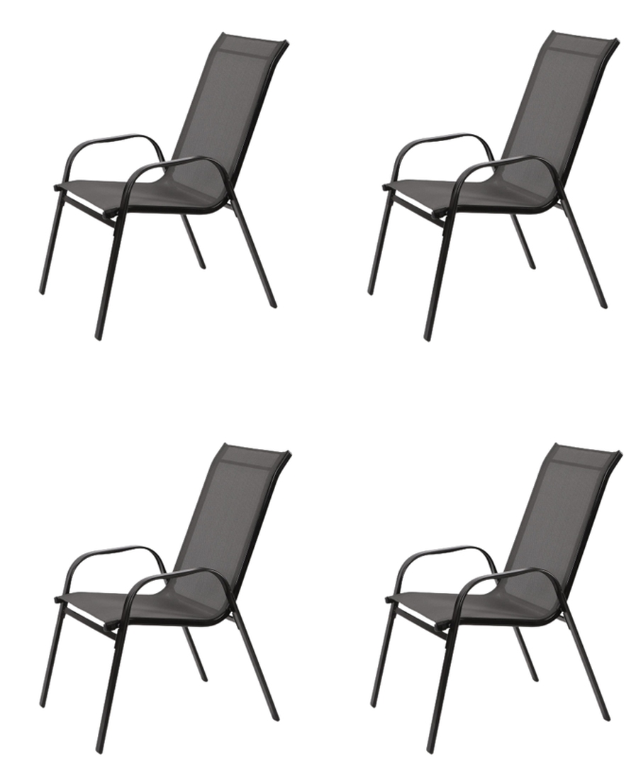 Seagull KD Textilene Patio Chair Set Of 4