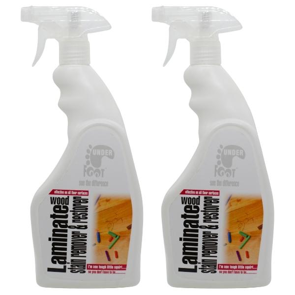 Under Foot – Laminate Wood Stain Remover and Restorer – 750ml – Pack of 2