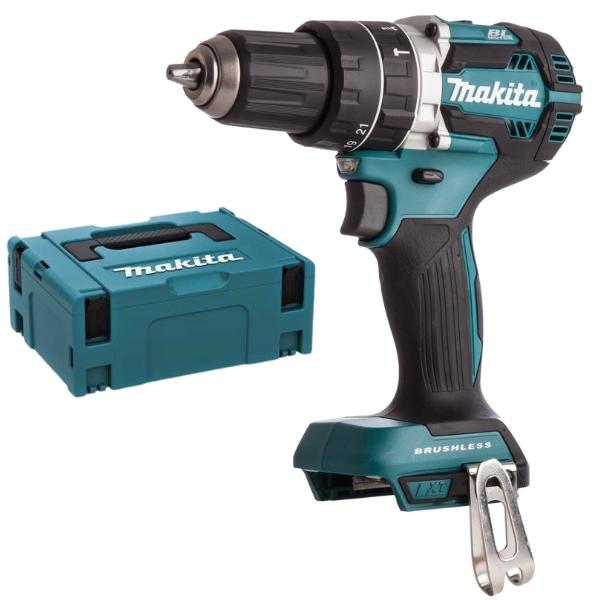 Makita – Cordless LXT Brushless Driver Drill DHP484ZJ with Case – Bare Unit