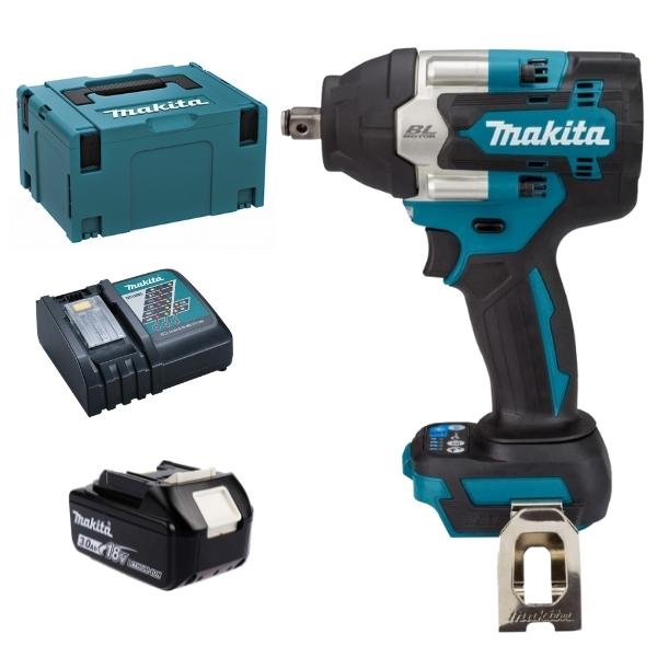 Makita- Cordless Impact Wrench DTW700ZJ, 3.0Ah Battery, Charger and Case