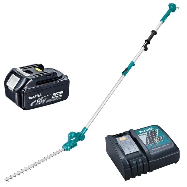 Makita – Cordless Pole Hedge Trimmer 460mm with 5.0Ah Battery and Charger