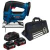 Bosch – Cordless Jigsaw, 2 x 5.0Ah Batteries, Charger & Heavy Duty Tool Bag Bosch – Cordless Jigsaw, 2 x 5.0Ah Batteries, Charger & Heavy Duty Tool Bag