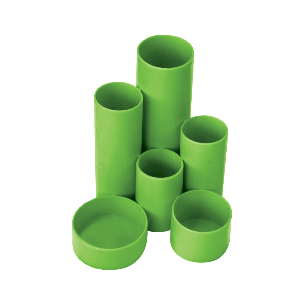 Treeline Desktop Organiser Pen Holder Lime Green – 6 Cylinders