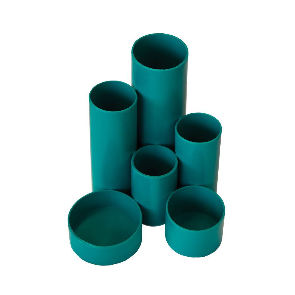 Treeline Desktop Organiser Pen Holder Azure Blue – 6 Cylinders