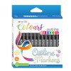 iWrite Colours Outline Markers – Self-Outlining Colouring Markers – 12-Pack iWrite Colours Outline Markers – Self-Outlining Colouring Markers – 12-Pack