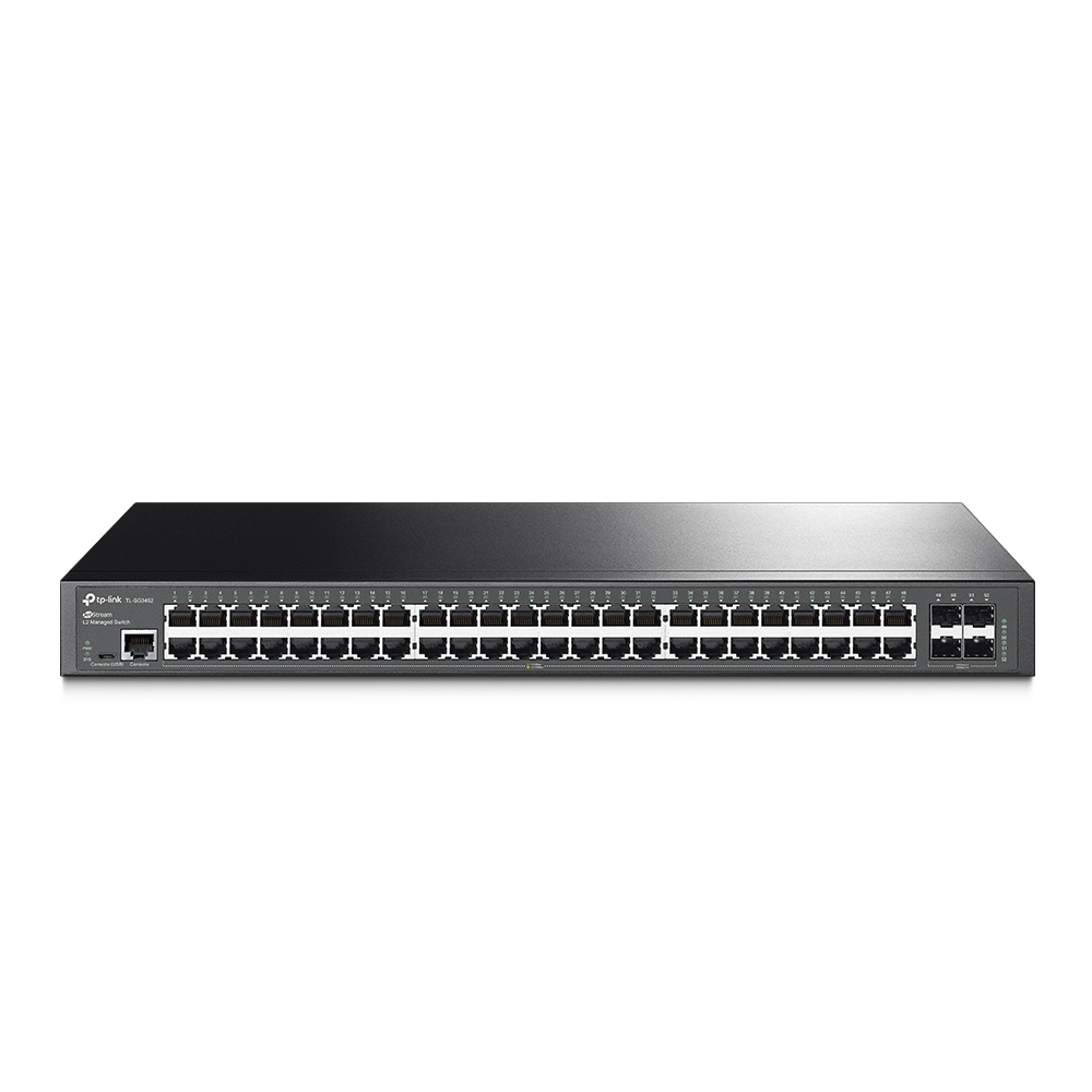 Tp-Link SG3452 JetStream 48-Port Gigabit L2 Managed Switch with 4 SFP Slots