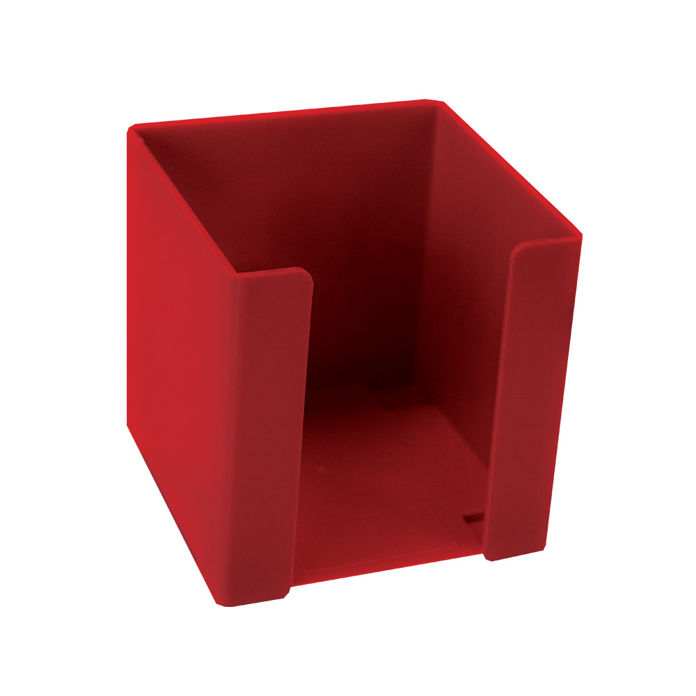 Treeline Plastic Cube Holder Red – 100 x 100mm